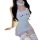 Anime maid cosplay dress featuring cute catgirl design with plush trim and seductive lingerie-inspired details.