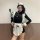 Anime maid cosplay uniform featuring cute ruffled details and a sexy sleep dress design, perfect for lolita style one-piece o...