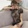 Elegant black lace chinese-inspired erotic lingerie set featuring sheer cheongsam sleepwear with open-bust design and vintage...