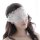 Elegant white lace eye mask with delicate floral patterns, perfect for adults seeking a sensual sleep experience or roleplay ...