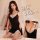 Sexy black cami sleep set with lace trim, perfect for women seeking elegant and sensual lingerie. ideal for couples looking f...