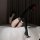 Black sheer stockings featuring ultra-thin design, thigh-high style with anti-slip band and heart-shaped leg cuffs, perfect f...