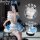 Blue lolita maid costume for women - sexy role play lingerie with bow, seductive uniform outfit