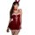 Sexy cute christmas & new year outfit for nightclub performances & parties, featuring a red bunny girl costume set with lace-...