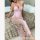 Sexy sheer mesh floral nightgown with bow detail, butterfly embroidery design, elegant and stylish for women.