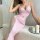 Sexy sheer mesh floral nightgown with butterfly embroidery and bow detail, elegant design for womens sleepwear.