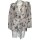 Sheer butterfly print kimono robe with deep v-neck and tie waist, elegant sensual sleepwear set for women.