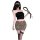 Woman in leopard print bodysuit with cut-outs, holding a whip. butterfly rain secretary temptation sexy lingerie sleep dress.