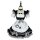 New cat girl maid costume - plus size japanese kawaii cosplay outfit, classic black & white maid dress with paw prints and ru...