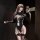 Woman in chao mu qing qu sensual knit mesh bodysuit - pure temptation lingerie, style erotic outfit taking a mirror selfie...