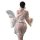Chao mu sensual japanese-style sheer mesh lingerie set - waist-tie kimono-inspired pure-yuri busty outfit featuring elegant s...