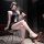 Woman in chao mu sexy secretary costume set, featuring a bodycon mini skirt and seductive lingerie for playful elegance.