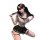 Chaomu jk sailor outfit: sheer mesh bodysuit with black bow, playful yet sensual style for bold fashion statements.
