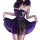 Woman in chaomu sensual lingerie set - pure & tempting silk-like womens sexy sleepwear for date night, featuring a black bow ...