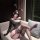 Chaomu temptation lingerie: pure-yet-sensual lace bodysuit, off-shoulder elegant erotic underwear with thigh-highs.