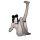 Charming maid costume set featuring sheer lingerie with fishnet stockings, perfect for role play and bedroom fun.