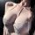 Woman wearing chenhuo romantic lace open-crotch bodysuit set, featuring delicate lace detailing and a soft pink bow at the ne...