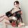 Cherry blossom kimono lingerie set - seductive role play bathrobe outfit for women, featuring floral design and elegant fit.