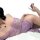 Cherry love purple lace cheongsam dress - sheer high-slit one-shoulder sensual evening gown with delicate lace detailing and ...