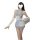 Cherry romance lingerie set featuring a seductive maid costume with a sexy pencil skirt and matching sleepwear, perfect for t...