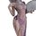 Cherry romance purple high-slit cheongsam lingerie - sheer seductive sleepwear for intimate moments, featuring elegant sheer ...