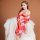 Cherry temptation womens sexy floral robe set featuring vibrant floral patterns, pure design, and alluring lace trim details....