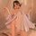 Elegant sheer chinese hanfu lingerie set featuring vintage pearl belly chain and tied skirt, perfect for sensual elegance.