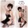 Chinese-style sensual lingerie dress - high-slit modified cheongsam with backless halter & embroidered role play outfit