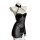 Sexy sheer mesh lace halter dress with side slit, perfect for womens seductive lingerie sets.
