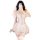 Sexy christmas lingerie set featuring lace details and sheer fabric, perfect for holiday-themed sleepwear or seductive cost...