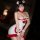Sexy bunny costume for women - christmas-themed lingerie outfit with red accents, perfect for festive events and role play.