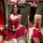 Sexy christmas bunny costume for women, deep v lingerie set with open-crotch design, perfect for holiday occasions