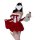 Sexy mesh bodysuit with red mini dress, perfect for christmas bunny girl role play, ideal for nightclub and new years eve eve...