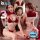 Sexy christmas-themed lingerie set featuring velvet bra and panties, perfect for plus-size women seeking festive allure.