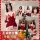 Christmas lingerie set - seductive bedtime costume outfit, no-remove naughty holiday themed sexy sleepwear collection