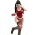 Sexy christmas naughty bodysuit featuring open-crotch design, perfect for holiday role play with festive red accents and play...