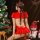 Sexy christmas naughty lingerie set featuring cut-out design and bondage details, perfect holiday sleepwear and sm-themed cos...