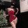 Sexy bunny girl christmas party dress set - red strapless lingerie outfit for new years eve, perfect for cosplay and occasion...