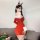 Sexy slim-fit christmas reindeer-themed lingerie set, perfect holiday costume for women.