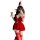 Sexy christmas-themed dress with deep v-neck, backless design, perfect for new year eve and holiday celebrations.