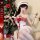 Sexy christmas velvet lingerie set - cute & playful cosplay outfit with bodycon mini dress