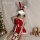 Sexy christmas-themed velvet nightgown with bunny ears, perfect for new years eve and holiday parties. ideal role play costum...