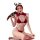 Sexy christmas velvet lingerie set featuring a festive sleep dress and naughty new year costume outfit, perfect for date nigh...