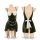Christmas vintage velvet lace deep v sexy sleep dress – retro erotic nightwear for new year, featuring pearl accents and bow ...