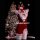 Sexy christmas-themed lingerie set featuring a festive red dress with reindeer antlers, perfect holiday costume outfit.