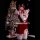 Merry christmas festive outfit featuring a red santa-themed sexy lingerie set with removable bra, perfect holiday costume for...