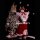 Sexy christmas lingerie set with removable bra, holiday costume outfit featuring festive design and reindeer accessories.