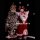 Sexy christmas lingerie set with removable bra, holiday costume outfit featuring festive reindeer headband and santa dress, p...