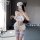 Cute cinnamoroll & my melody lingerie set featuring adorable cartoon bra and briefs, perfect for women seeking playful and ch...