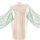 Classical chinese dudou set featuring a palace-style hanfu bra top paired with sheer chiffon innerwear, perfect for elegant e...